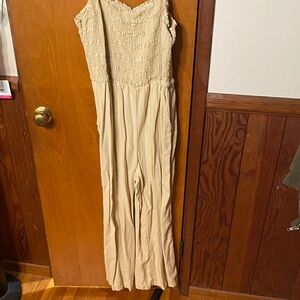 Universal Standard Cream Jumpsuit